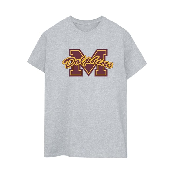 Netflix Dam/Kvinnor Sex Education M Delfiner Bomull Boyfriend Sports Grey 3XL