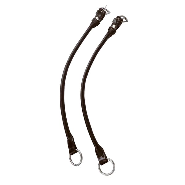 Hy Läder Gag-sidostycken (Ett par) One Size Brun Brown One Size
