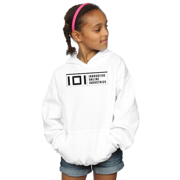 Ready Player One Girls IOI Logo Hoodie 9-11 år Vit White 9-11 Years