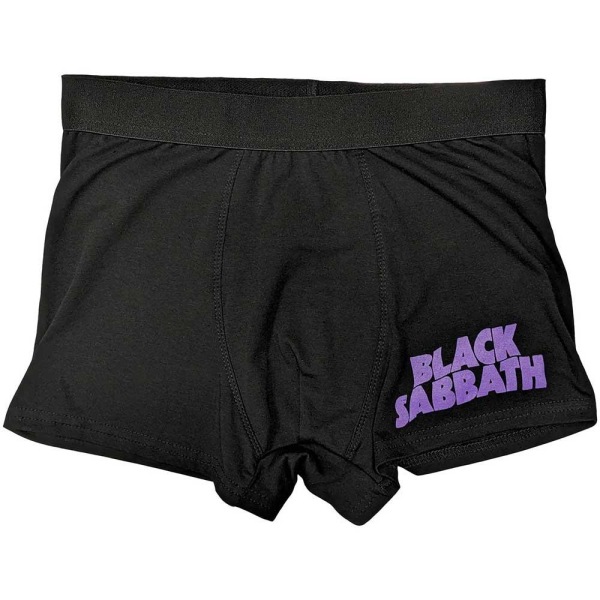 Black Sabbath Unisex Vuxen Vågig Logo Boxer L Svart Black L