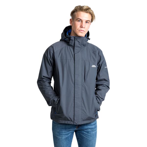 Trespass Mens Edwards II Vattentät Jacka S Carbon Carbon S