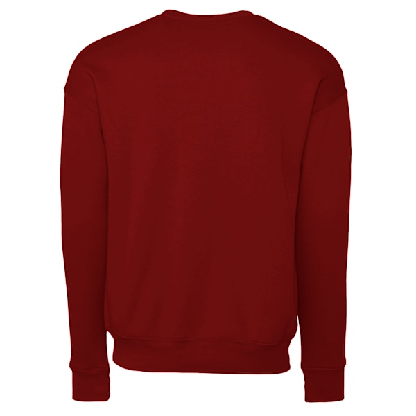 Bella + Canvas Unisex Drop Shoulder Sweatshirt XL Maroon Maroon XL