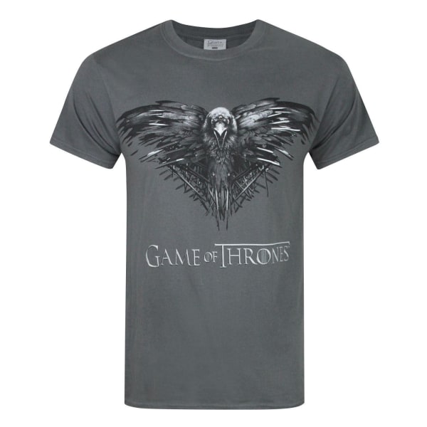 Game Of Thrones officiella treögda korp-tröja för män S Charco Charcoal S