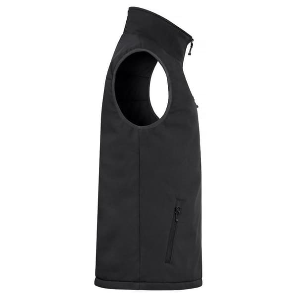 Clique Herr Softshell Vadderad Gilet L Svart Black L