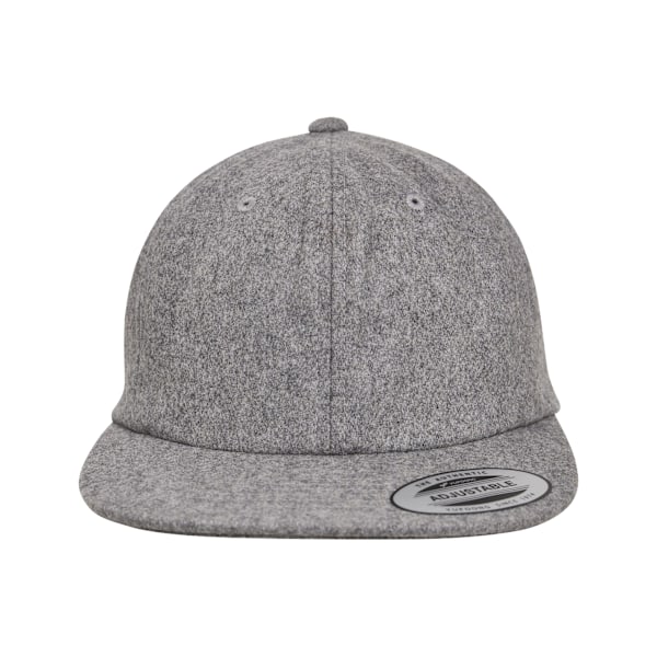 Flexfit By Yupoong Herr Melton Cap One Size Grå Grey One Size