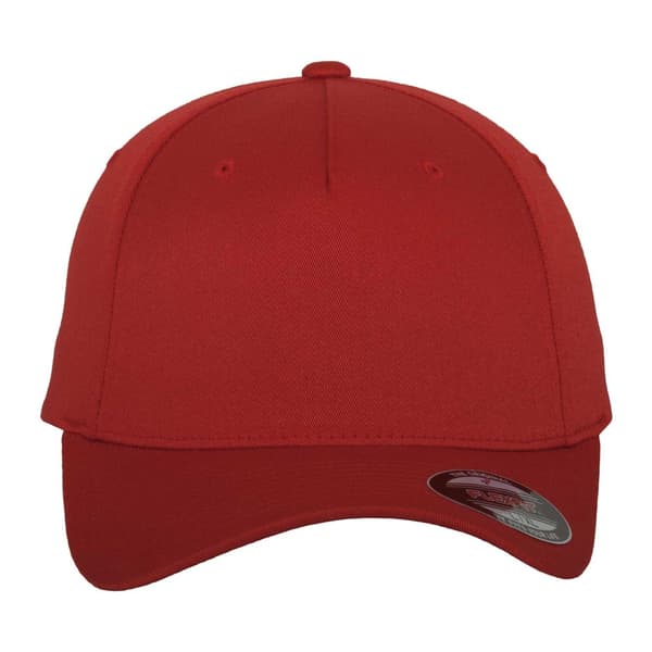 Flexfit 5-panels baseballkeps S-M Röd Red S-M