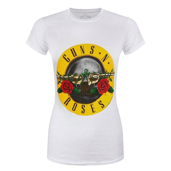 Guns N Roses Dam/Dam Classic Logo T-Shirt L Vit White L