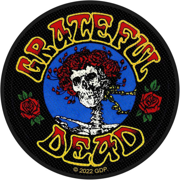 Grateful Dead Bertha Seal Vintage Patch One Size Svart/Röd Black/Red One Size