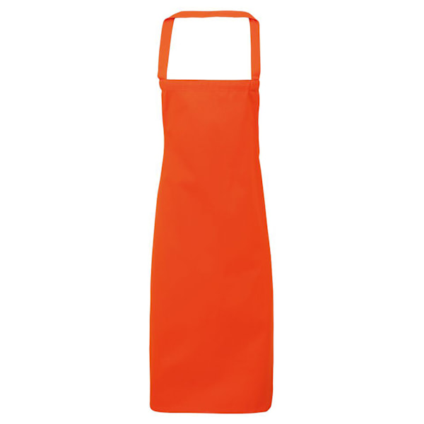 Premier Dam/Kvinnors Slim Förkläde (ingen ficka) / Arbetskläder (2-pack) Orange One Size