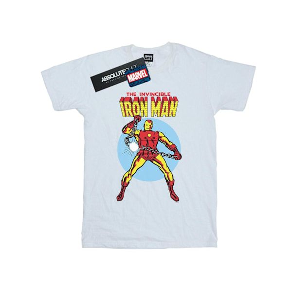 Marvel Boys The Invincible Iron Man T-shirt 5-6 år Vit White 5-6 Years