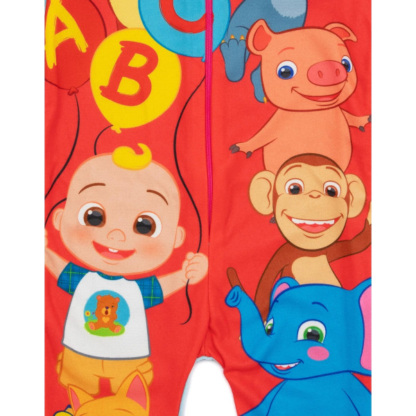 Cocomelon Barn/Barn ABC sovdräkt 2-3 år Orange/Blå Orange/Blue 2-3 Years