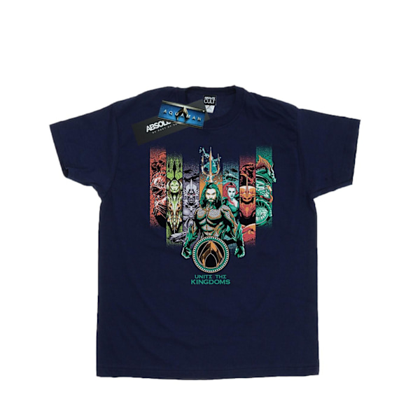 DC Comics Boys Aquaman Unite The Kingdoms T-Shirt 12-13 år N Navy Blue 12-13 Years