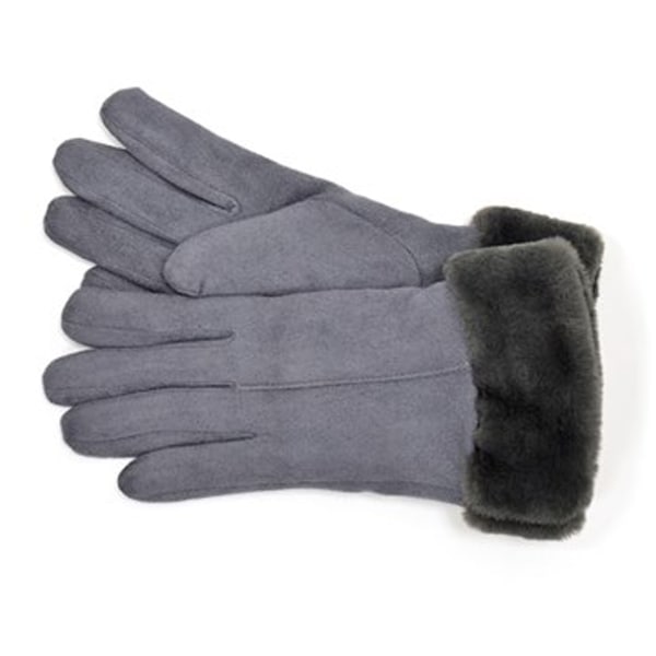 Foxbury Sherpa-fodrade handskar för dam/dam M/L Grå Grey M/L