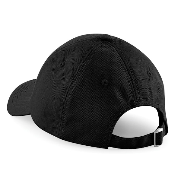 Beechfield Unisex Authentic 6 Panel Baseball Cap (2-pack) On Black One Size