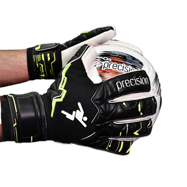 Precision Fusion X Pro Giga Roll Fingerhandskar för barn/ungdomar 6 Black/Fluorescent Yellow 6