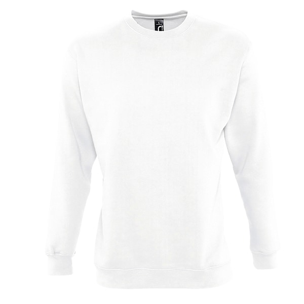 SOLS Supreme Plain Cotton Rich Sweatshirt XL Vit White XL