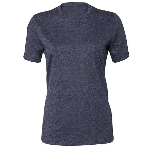 Bella + Canvas Dam/Dam Heather Relaxed Fit T-Shirt M Marinblå Navy M