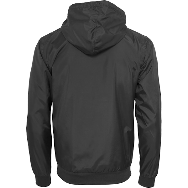 Bygg ditt varumärke Herr Zip Up Wind Runner Jacka 2XL Svart/Röd Black/Red 2XL