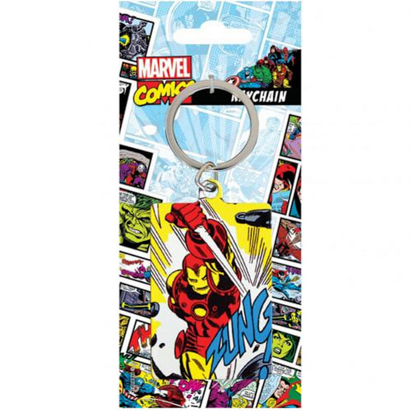 Marvel Comics Iron Man Nyckelring En Storlek Flerfärgad Multicoloured One Size