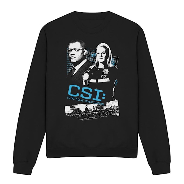 CSI Unisex Vuxen Utred Detta Sweatshirt XL Svart Black XL