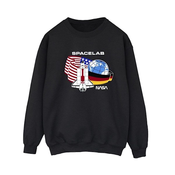 NASA Dam/Kvinnor Space Lab Sweatshirt S Svart Black S