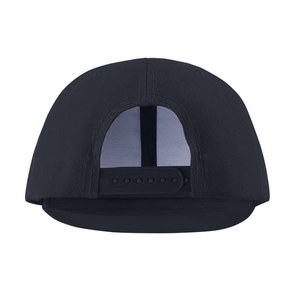 Result Headwear Bronx Original Flat Peak Snapback Cap One Size Black One Size