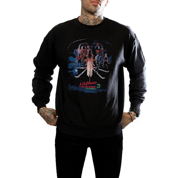 A Nightmare On Elm Street Herr Dream Warriors Sweatshirt XL Bla Black XL