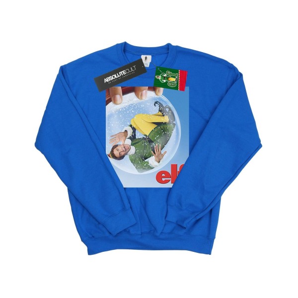 Elf Girls Snow Globe Poster Sweatshirt 12-13 år Royal Blue Royal Blue 12-13 Years