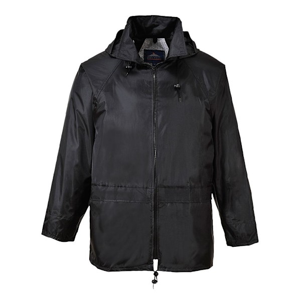 Portwest Klassisk Regnjacka Herr 4XL Svart Black 4XL