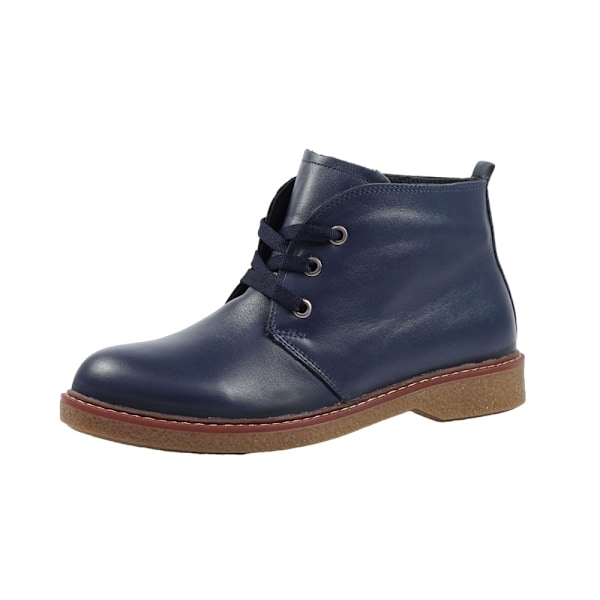 Lunar Dam/Damer Claire II Läder Ankel Boots 3 UK Marinblå Navy 3 UK