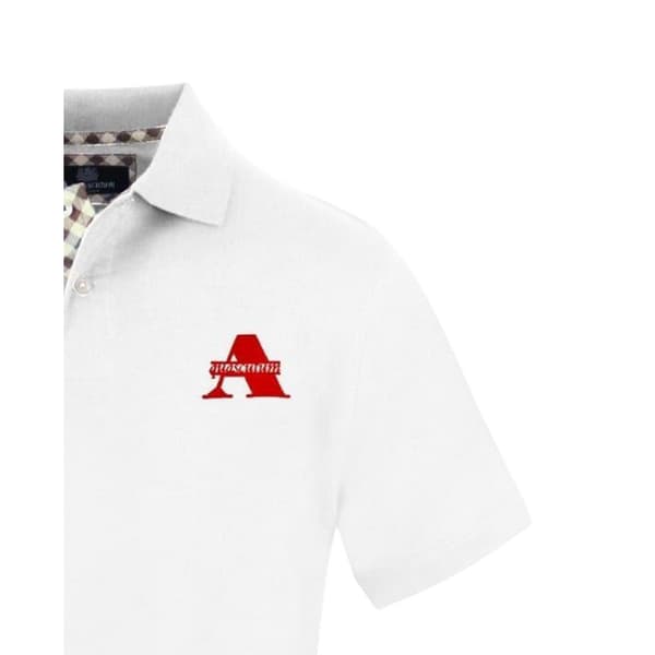 Aquascutum Herr Regular Pikétröja XL Vit White XL