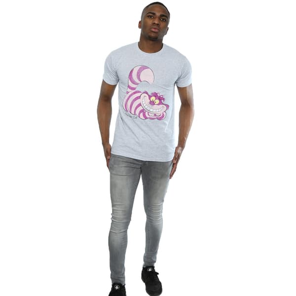 Alice i Underlandet Cheshire Cat Bomull T-shirt M Heather Heather Grey M