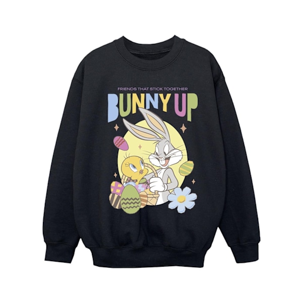 Looney Tunes Girls Bunny Up Sweatshirt 12-13 år Svart Black 12-13 Years