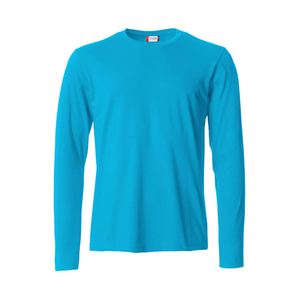 Clique Basic Långärmad T-shirt Herr XS Turkos Turquoise XS