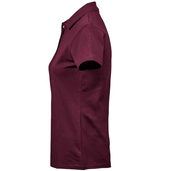 Tee Jays Dam Lyxig Stretch Pikétröja M Vinröd Wine M