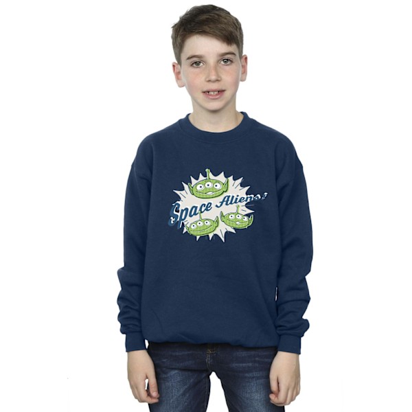 Disney Boys Toy Story Aliens Sweatshirt 5-6 år Marinblå Navy Blue 5-6 Years