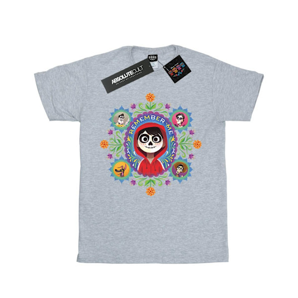 Coco Girls Remember Me Bomull T-shirt 9-11 år Sports Grey Sports Grey 9-11 Years
