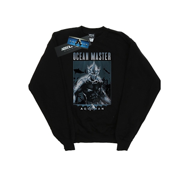 DC Comics Herr Aquaman Ocean Master Sweatshirt 5XL Svart Black 5XL