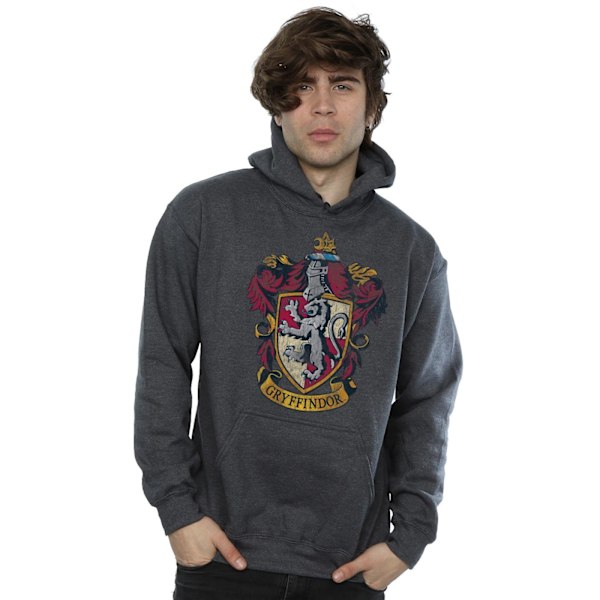 Harry Potter Herr Gryffindor Hoodie S Mörk Heather Dark Heather S