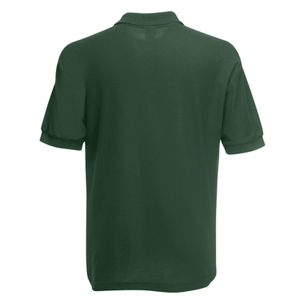Fruit Of The Loom Herr 65/35 Pique Kortärmad Polotröja M Bo Bottle Green M