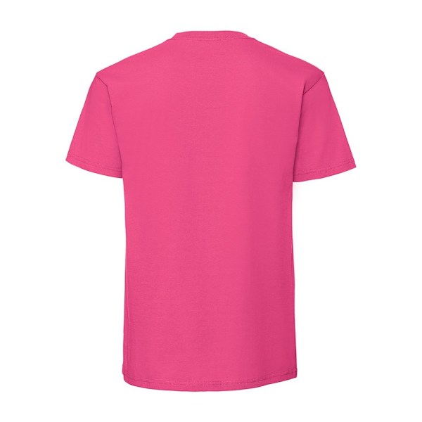 Fruit Of The Loom Mens Iconic 195 Ringspun Premium T-shirt 2XL U Fuchsia 2XL UK