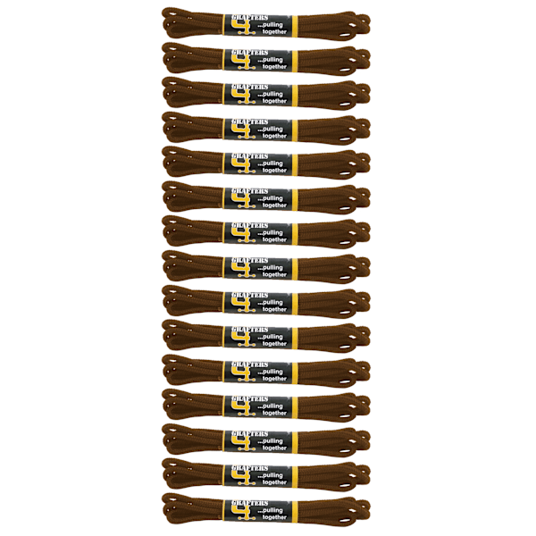 Grafters Runda 60cm Skosnören (Paket Om 15) Paket Om 15 Brun Brown Pack of 15