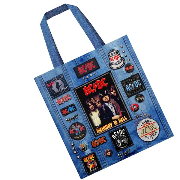 AC/DC Highway To Hell Tygväska One Size Denim Denim One Size