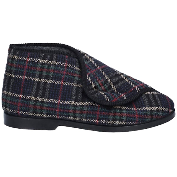 GBS William Great British kardborreknäppt bootie / herrtofflor Check 13 UK