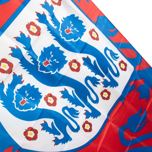 England FA Three Lions Flag One Size Röd/Blå Red/Blue One Size