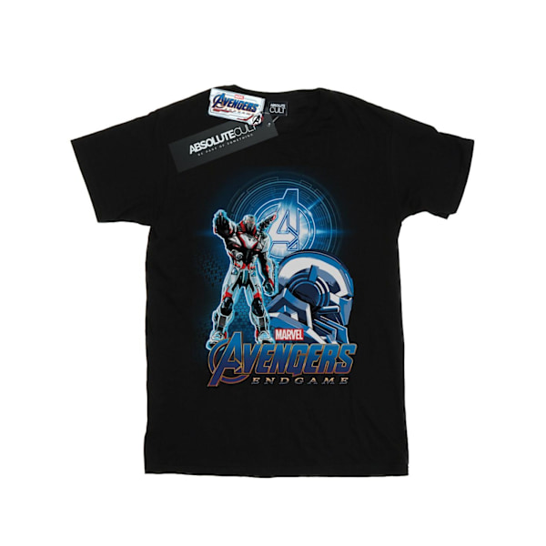 Marvel Boys Avengers Endgame War Machine Team Suit T-Shirt 12-1 Black 12-13 Years