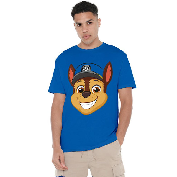Paw Patrol Herr Grin Chase T-Shirt 4XL Kungsblå Royal Blue 4XL