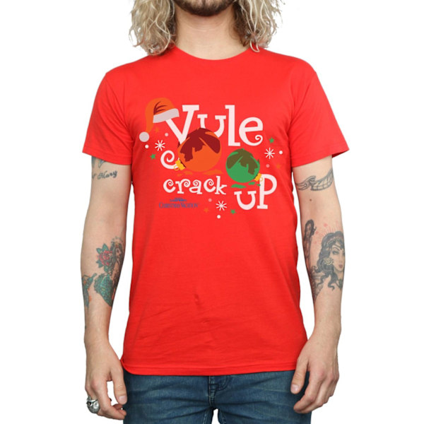 National Lampoon's Christmas Vacation Herr Yule Crack Up T-shirt Red S