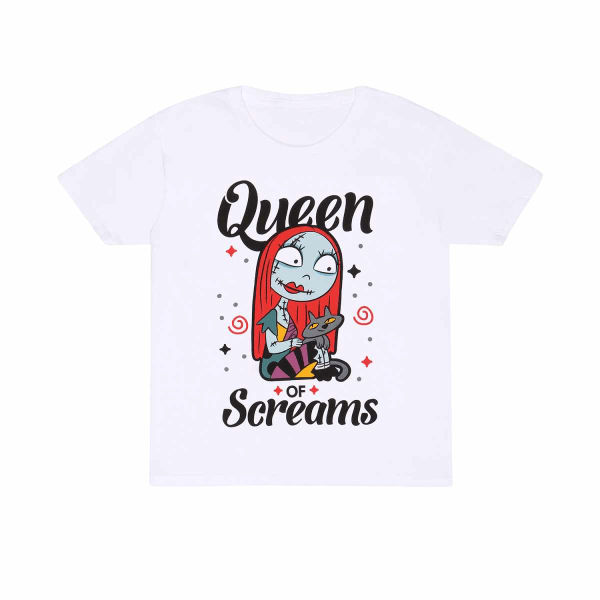 Nightmare Before Christmas Childrens/Kids Queen Of Screams T-Sh White 5-6 Years