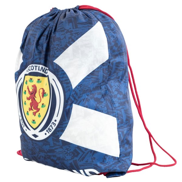 Skotska FA Gym dragsnöre väska en storlek mörkblå/vit/röd Dark Blue/White/Red One Size